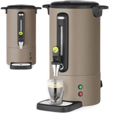 Hendi Aparat za kavu s slavinom i posudom za kapanje UNIQ 7 l 1050 W - taupe