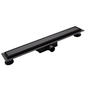 Duplex Next 2u1 linearni odvod 120 cm dvostrani crni