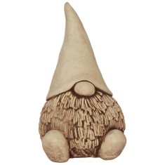 Šumski patuljak s dugom bradom, betonska figura za vrt, 27 cm
