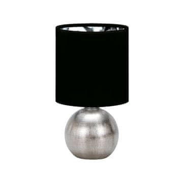 Ideus Stolna lampa srebrno-crna 40W perlo E14 03290