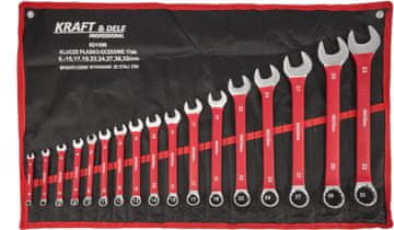 Kraft&Dele 17-dijelni CRV kombinirani ključevi 6-32 mm KD11050