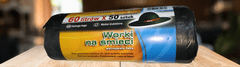 Vreće za otpad 60l crne HDPE, 50 kom