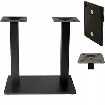 Noga za stol, metalna podloga, crna, loft, ARP-184