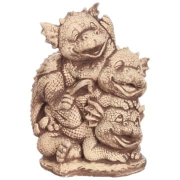 Skulptura obitelji zmajeva Betonska figura obitelji zmajeva