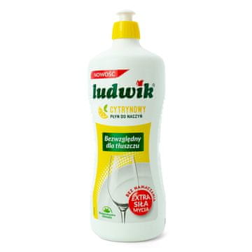 LUDWIK tekućina za pranje posuđa 1L limun / 900g