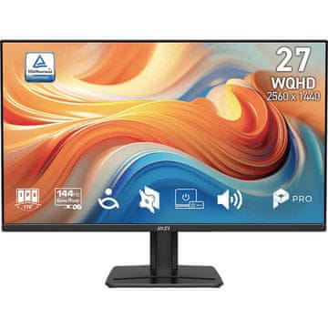 Monitor PRO MP275Q E14 / 68,6 cm (27") / 2560x1440 (WQHD) / IPS / 144 Hz / 4 ms (GTG) / 300 nits / 1500:1 (crn)