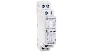 BikeFinder Modularni kontaktor 2NO 25A 24V AC/DC funkcija automatskog uključivanja/isključivanja indikator rada + LED 17,5 mm 22.32.0.024.4340