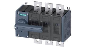 Siemens 3P sklopka-rastavljač wlk3 315A rotacijski osigurač sivi prednji priključak lijevi ravni vijčani spojevi 3KD4032-0PE10-0