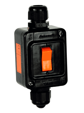 Dvosmjerna sklopka, Ex zona 2,22, 1P, nadgradna, 16A 50/60Hz IP66 M20 atex Ex nR IIC T6 Gc, Ex tc iiic T70C Dc P202276EX