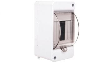 Modularna razvodna ploča 1x3 nadžbukna IP20 s poklopcem za dim i terminalima S-3+staklo+N+PE 8005813 ENE-00351