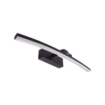 Ideus Zidna svjetiljka za kupaonicu iznad ogledala, crna, 40 cm, 8 W, LED, 4000 K, 780 lm, IP44, mamba, 03883