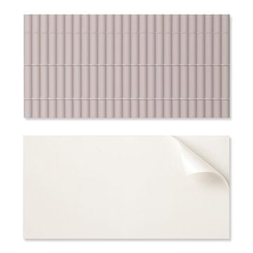COLORAY Vinilne samoljepljive zidne pločice za interijere, ravne pruge s teksturom, 6x60x30 cm