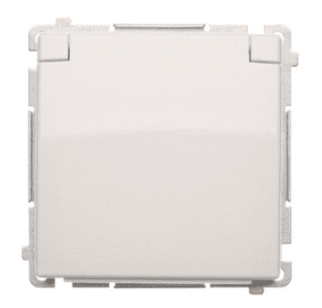 Simon Basic Schuko utičnica za IP44 verziju (modul) 16A, 250V~, vijčani terminali bijela BMGSZ1B.01/11