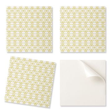 COLORAY Samoljepljivi set pločica geometrijskog oblika 9x30x30 cm