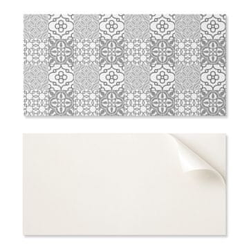 COLORAY Set PVC pločica s dekorom za kuhinju ili kupaonicu, geometrijski uzorci, 6x60x30 cm