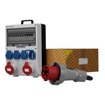 DOK RAZVODNA PLOŠČA ZGRADE S KABELOM TD S/FI 2X32A 4X230V SCHUKO
