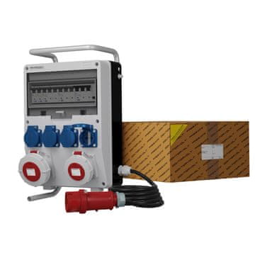 DOK RAZVODNA PLOŠČA ZA ZGRADU NA REGALU S KABELOM TD S/FI 32A 16A IP67 4X230V