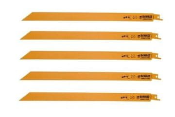Dewalt sabljasti oštrica 305 mm/univerzalna/5 kom. Izrađena od ugljičnog čelika 1,8-2,5 mm