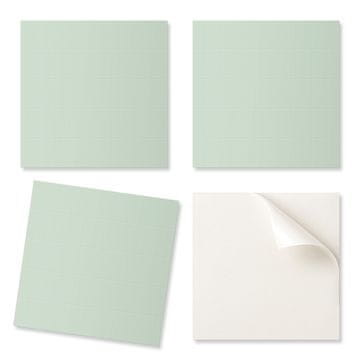 COLORAY Set samoljepljivih vinilnih pločica s uzorkom za dnevnu sobu, moderne okomite pločice 4x50x50 cm