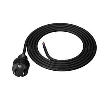 GUMENI KABEL ZA NAPAJANJE S RAVNIM UTIKAČEM 2M 3x1,5MM2 16A IP44 H07RN-F