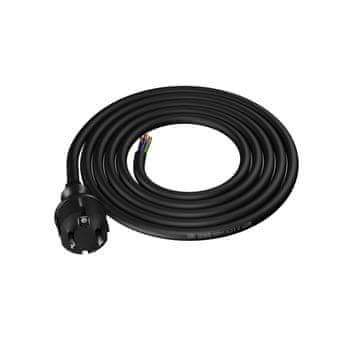 GUMENI KABEL ZA NAPAJANJE S RAVNIM UTIKAČEM 2M 3x2,5MM2 16A IP44 H07RN-F
