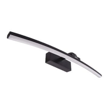 Ideus Zidna svjetiljka za kupaonicu iznad ogledala crna 50cm 12W LED 4000K 1240lm IP44 mamba 03884