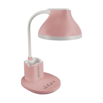Ideus 7W LED stolna lampa s podesivom bojom svjetla i dodirnim prekidačem, ružičasta debra 04231