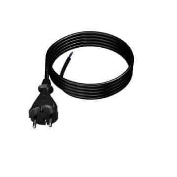 POLIURETANSKI KABEL S RAVNIM UTIKAČEM 3,8 M 2x1,5 MM2 TIP E RADIONICA