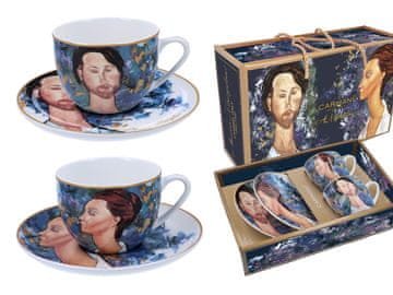 Carmani SET OD 2 MODIGLIANI LUNIA CZECHOWSKA ŠALICE I TANJURIĆIĆA POKLON