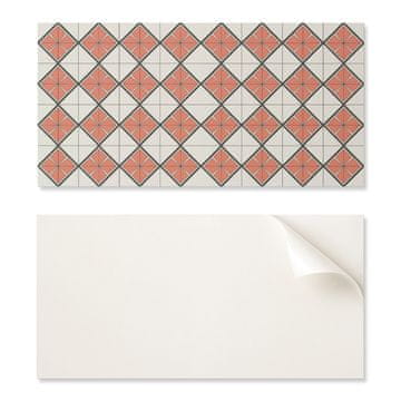 COLORAY Samolepne PVC pločice s motivom, idealne za hodnik, geometrijski uzorak u rombove, 6x60x30 cm