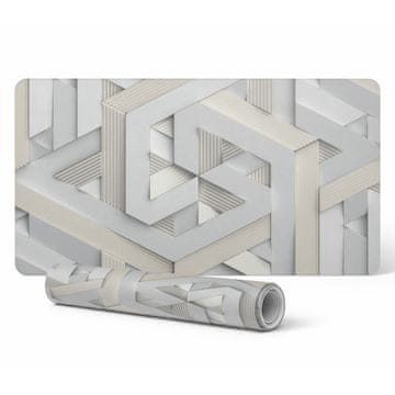 Podloga za stol za grafičare i dizajnere, geometrijski preplet, 100x50 cm