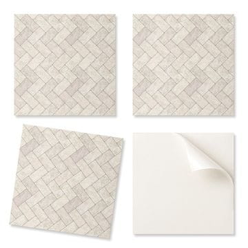 COLORAY Samolepivi vinilni podni set s uzorkom riblje kosti 9x30x30 cm