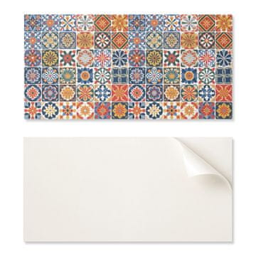 COLORAY Set samoljepljivih PVC pločica s uzorkom za dnevnu sobu, uzorak mozaik pločica 6x60x30 cm