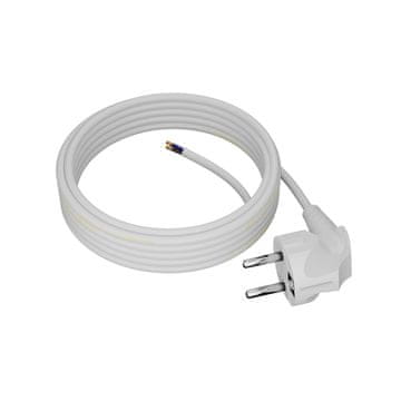 KABEL ZA NAPAJANJE S KUTNIM UTIKAČEM 10M 3x1MM2 UNI-SCHUKO BIJELI
