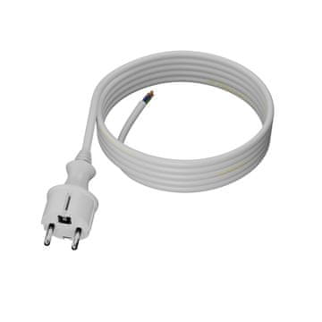 KABEL ZA NAPAJANJE S RAVNIM UTIKAČEM 3M 3x1,5MM2 16A IP44 BIJELI