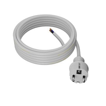 KABEL ZA NAPAJANJE S RAVNIM UTIKAČEM 4M 3x1,5MM2 16A IP44 BIJELI