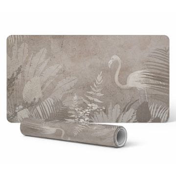 Zaštitna podloga za stol za ured i posao, flamingo u džungli, 120x60 cm