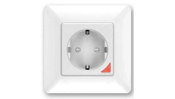 Extralink Pametna zidna utičnica 230V + jednostruki okvir wifi 1xUSB A 1xUSB C bijela EX.35717