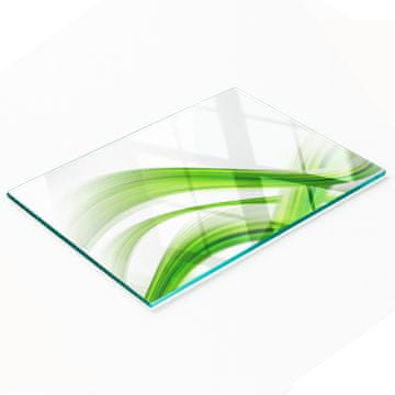 tulup.cz Kaljena višenamjenska dekorativna staklena ploča s apstraktnim valovitim uzorkom 80x52 cm