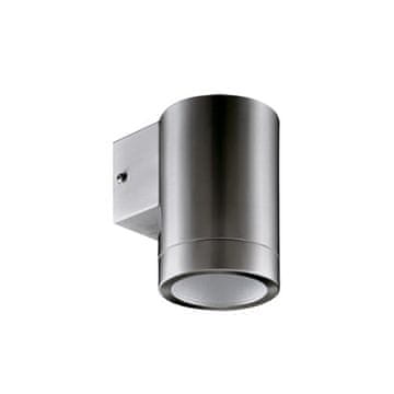 Ideus Vanjska zidna vrtna svjetiljka, mat krom, IP54, 35W, astra, GU10, inox, 03015