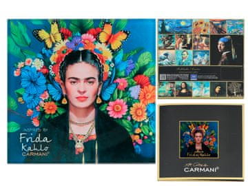 Carmani STAKLENI PLATO FRIDA KAHLO KUHINJA DNEVNI BORAVAK DEKORACIJA STOLA