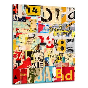 STAKLENA PLOČA STOLA 40x52 POP ART