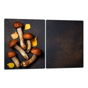 STAKLENA DASKA ZA REZANJE TANJUR 2x40x52 GLJIVE