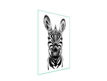 STAKLENA DASKA ZA REZANJE 35x52 Zebra