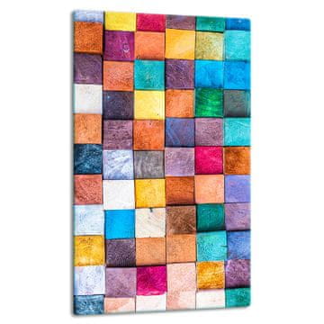 STAKLENA PLOČA STOLA 30x52 ŠARENO
