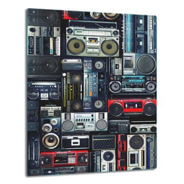 STAKLENA PLOČA PLOČA STOLA 40x52 RADIO