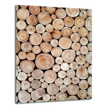 STAKLENA PLOČA STOLA 40x52 DRVO
