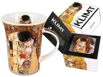 Carmani PORCULANSKA ŠALICA GUSTAV KLIMT POLJUBAC POKLON ZA NJU ZA NJEGA
