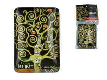 Carmani MAGNET ZA HLADNJAK GUSTAV KLIMT SLIKA NA DRVCU SUVENIR POKLON