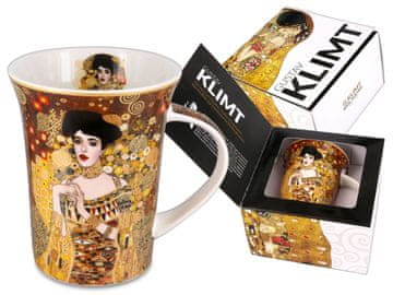 Carmani PORCULANSKA ŠALICA GUSTAV KLIMT ADELA, ELEGANTAN POKLON ZA ŽENU